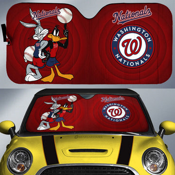 Washington Nationals Car Sunshade Custom Car Accessories - Gearcarcover - 1