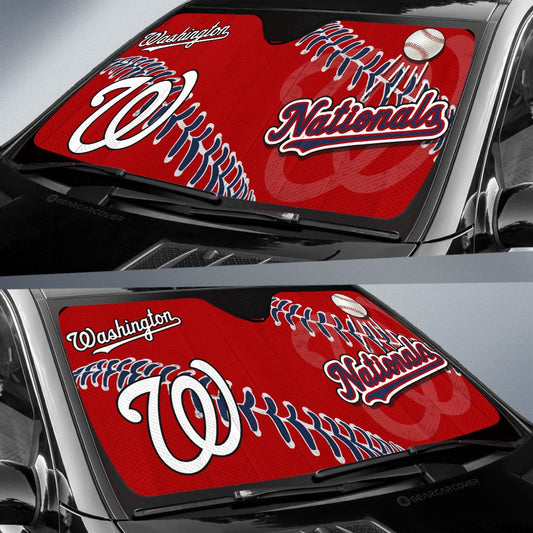 Washington Nationals Car Sunshade Custom Car Accessories - Gearcarcover - 2