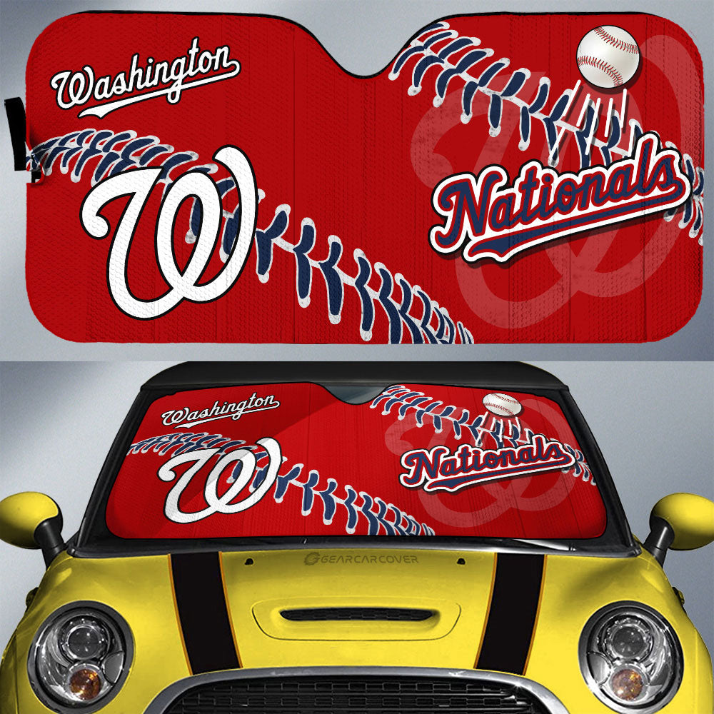 Washington Nationals Car Sunshade Custom Car Accessories - Gearcarcover - 1