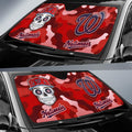 Washington Nationals Car Sunshade Skull Theme Collection - Gearcarcover - 2