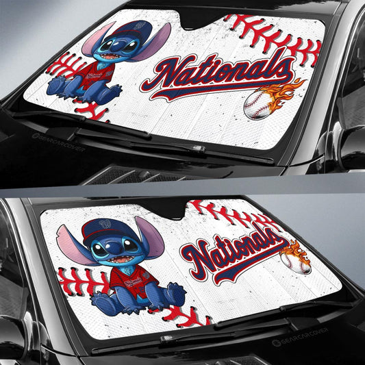 Washington Nationals Car Sunshade Stitch Theme Collection - Gearcarcover - 2
