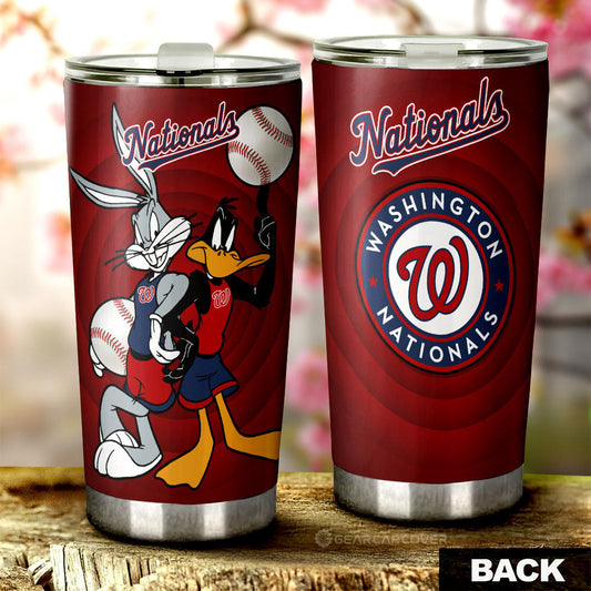Washington Nationals Tumbler Cup Custom Car Accessories - Gearcarcover - 1