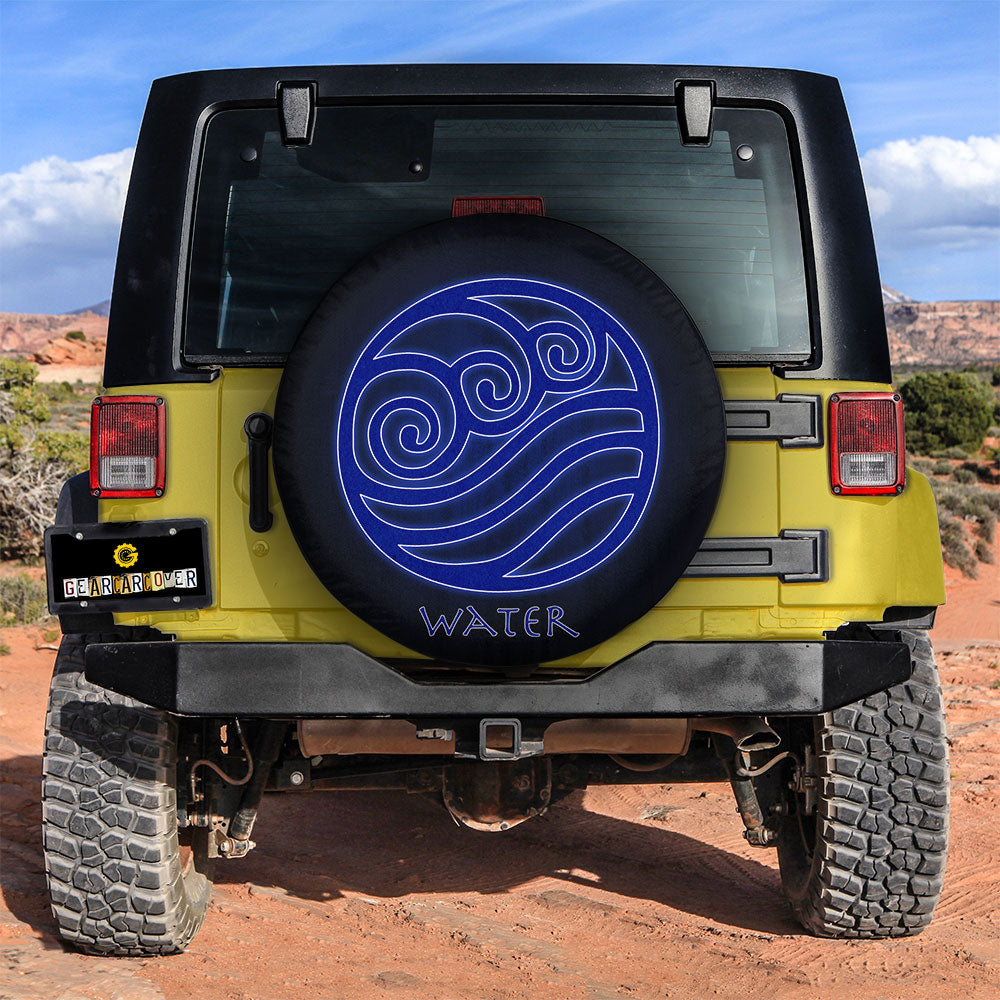 Water Spare Tire Cover Custom Avatar The Last - Gearcarcover - 1