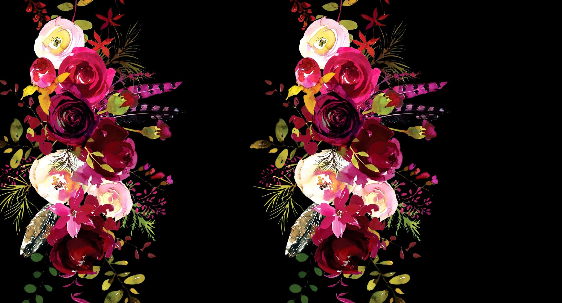Watercolor Flowers Tumbler Cup Custom Personalized Name Car Interior Accessories - Gearcarcover - 3