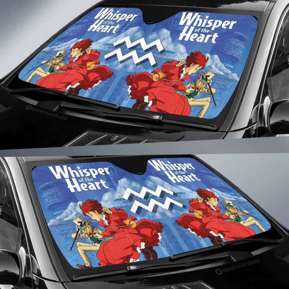 Whisper Of The Heart Car Sunshade Custom Car Accessories - Gearcarcover - 2