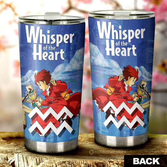 Whisper Of The Heart Tumbler Cup Custom Car Accessories - Gearcarcover - 2