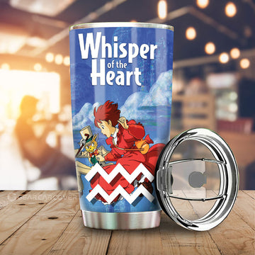 Whisper Of The Heart Tumbler Cup Custom Car Accessories - Gearcarcover - 1