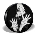 White Deidara Spare Tire Cover Custom Anime - Gearcarcover - 3