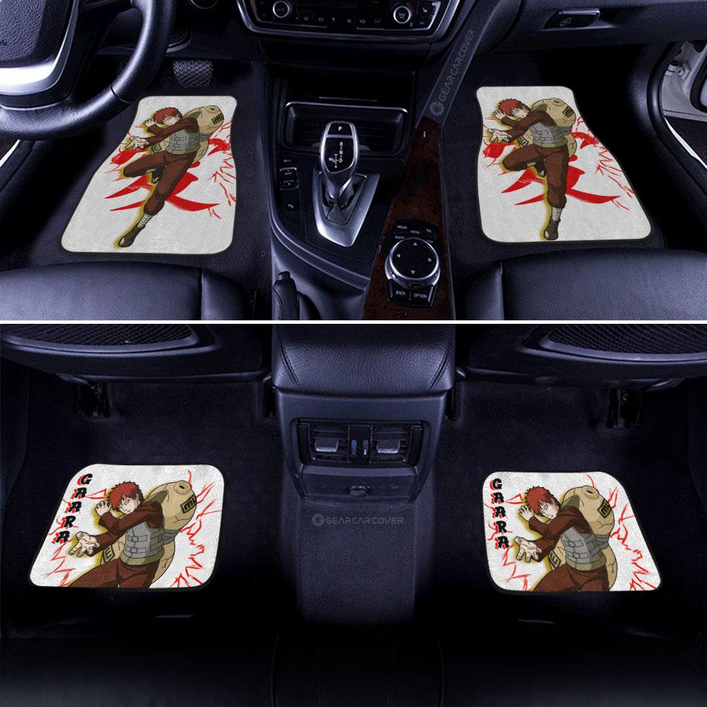 White Gaara Car Floor Mats Custom For Fans - Gearcarcover - 3