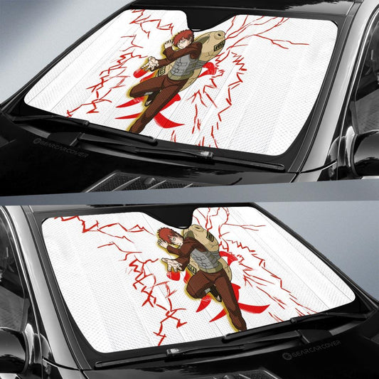 White Gaara Car Sunshade Custom For Anime Fans - Gearcarcover - 2