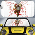 White Gaara Car Sunshade Custom For Fans - Gearcarcover - 1