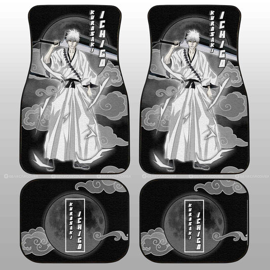 White Ichigo Car Floor Mats Custom Bleach Car Accessories - Gearcarcover - 2