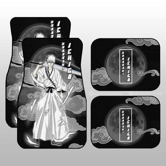 White Ichigo Car Floor Mats Custom Bleach Car Accessories - Gearcarcover - 1