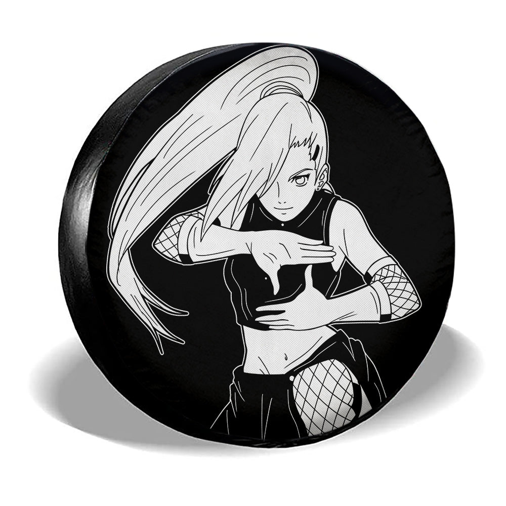 White Ino Spare Tire Cover Custom Anime - Gearcarcover - 3