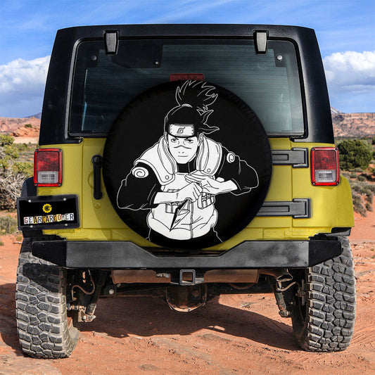 White Iruka Spare Tire Cover Custom Anime - Gearcarcover - 2