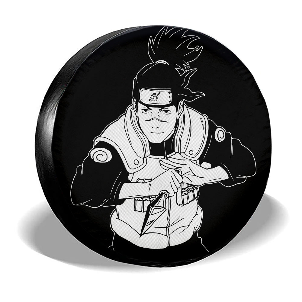 White Iruka Spare Tire Cover Custom Anime - Gearcarcover - 3