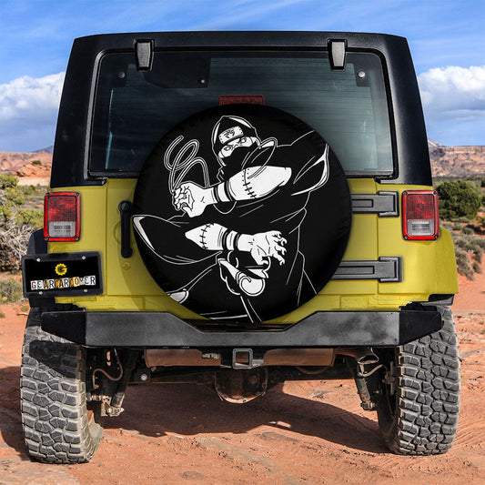 White Kakuzu Spare Tire Cover Custom Anime - Gearcarcover - 2