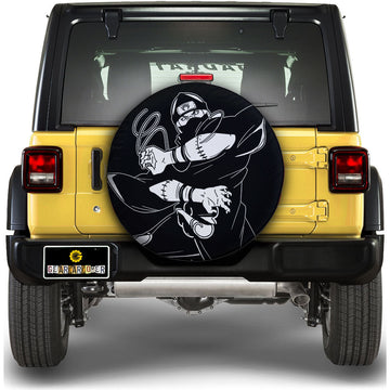 White Kakuzu Spare Tire Cover Custom Anime - Gearcarcover - 1