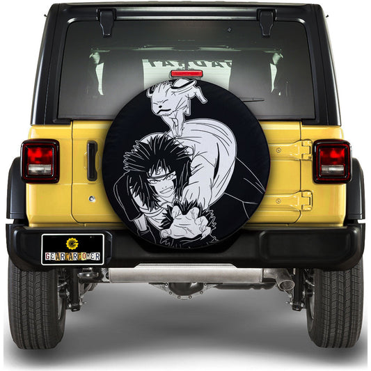 White Kiba Spare Tire Cover Custom Anime - Gearcarcover - 1