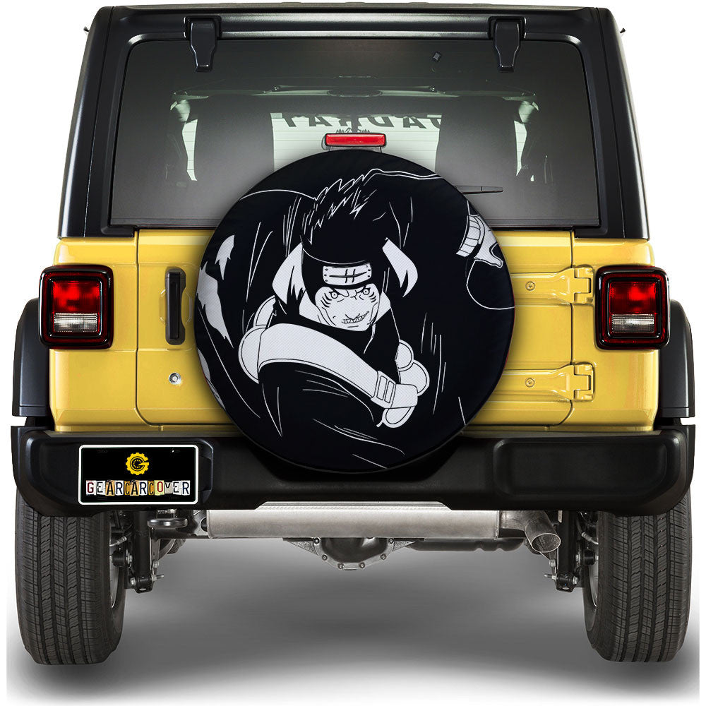 White Kisame Spare Tire Cover Custom Anime - Gearcarcover - 1