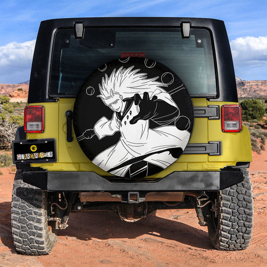 White Madara Spare Tire Cover Custom Anime - Gearcarcover - 2