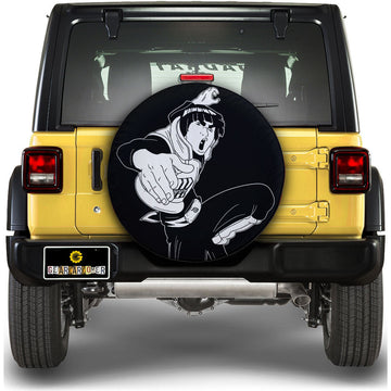 White Might Guy Spare Tire Cover Custom Anime - Gearcarcover - 1