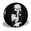 White Minato Spare Tire Cover Custom Anime - Gearcarcover - 3