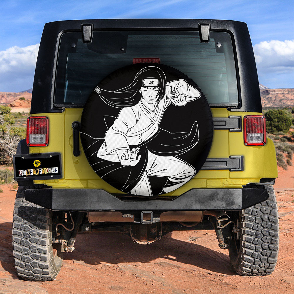 White Neji Spare Tire Cover Custom Anime - Gearcarcover - 2