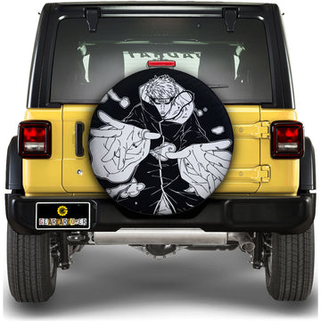 White Pain Spare Tire Cover Custom Anime - Gearcarcover - 1