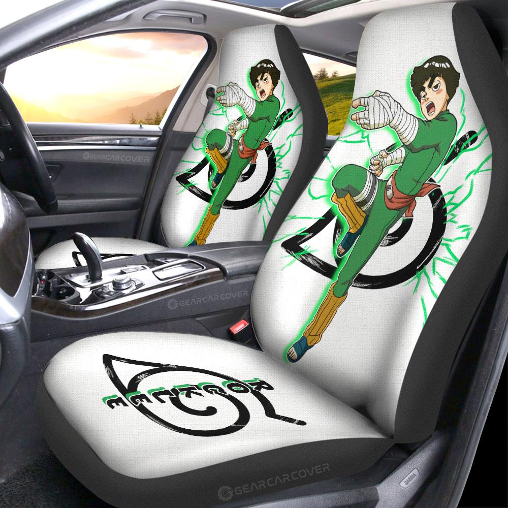 White Rock Lee Car Seat Covers Custom Anime - Gearcarcover - 2