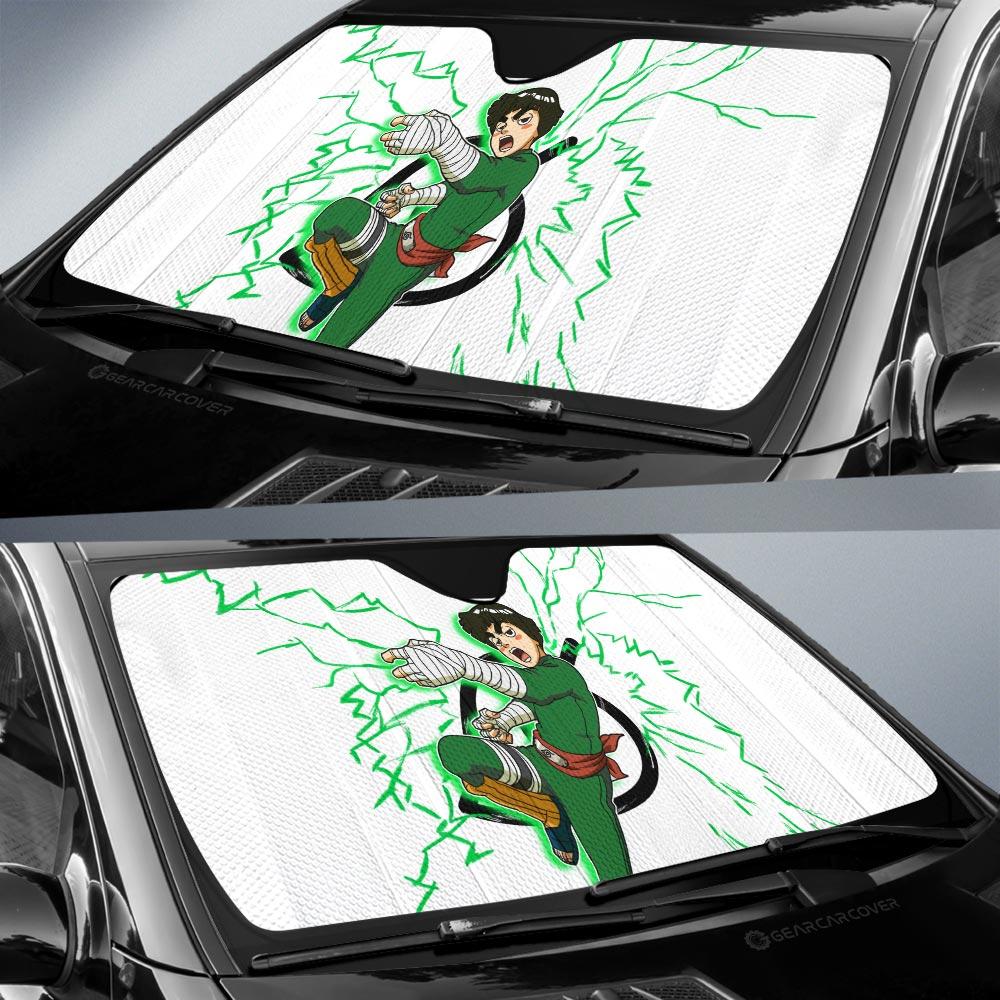 White Rock Lee Car Sunshade Custom Anime - Gearcarcover - 2