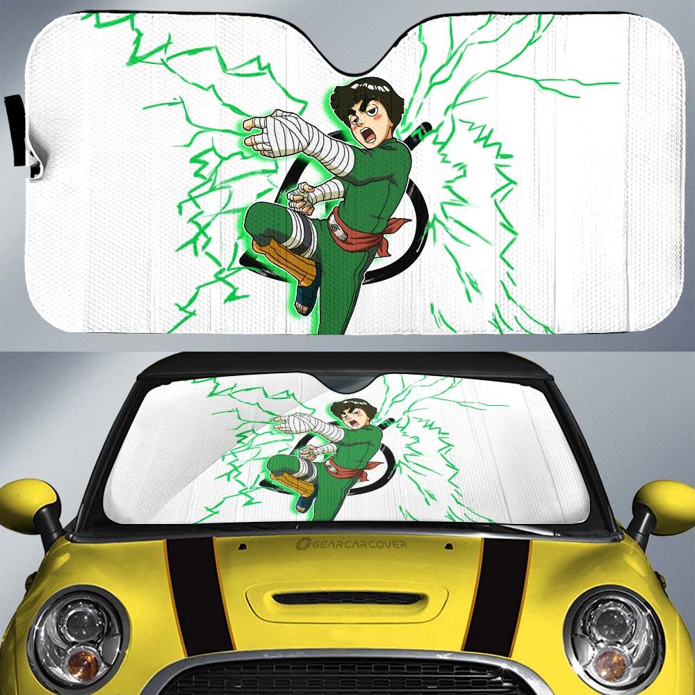 White Rock Lee Car Sunshade Custom Anime - Gearcarcover - 1