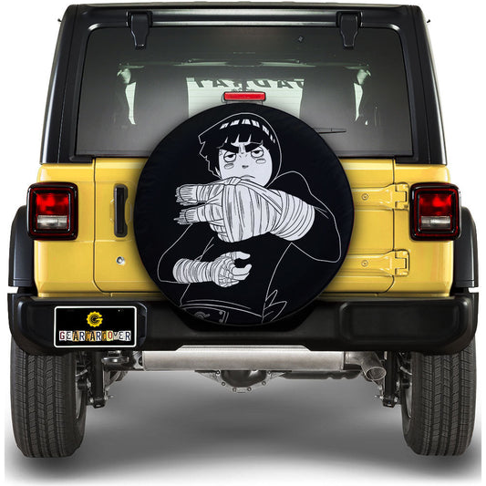 White Rock Lee Spare Tire Cover Custom Anime - Gearcarcover - 1