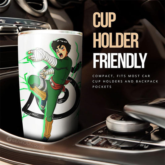White Rock Lee Tumbler Cup Custom Anime - Gearcarcover - 2
