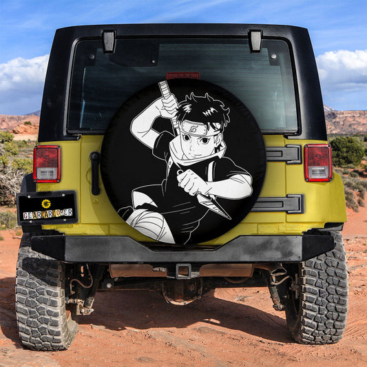 White Shisui Spare Tire Cover Custom Anime - Gearcarcover - 2