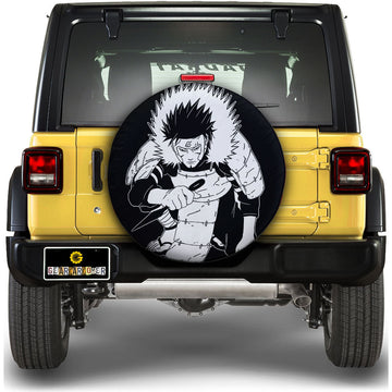 White Tobirama Spare Tire Cover Custom Anime - Gearcarcover - 1