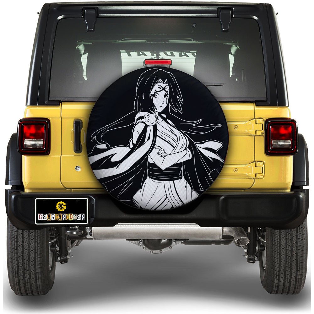 White Tsunade Spare Tire Cover Custom Anime - Gearcarcover - 1