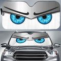 White Unwelcome Car Eyes Sun Shade Custom Car Accessories - Gearcarcover - 1