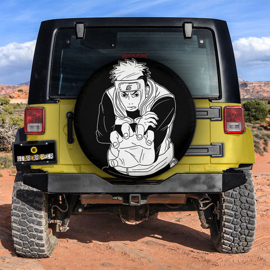 White Yamato Spare Tire Cover Custom Anime - Gearcarcover - 2