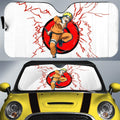 White Young Uzumaki Car Sunshade Custom For Anime Fans - Gearcarcover - 1