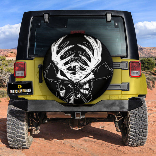 White Zetsu Spare Tire Cover Custom Anime - Gearcarcover - 2