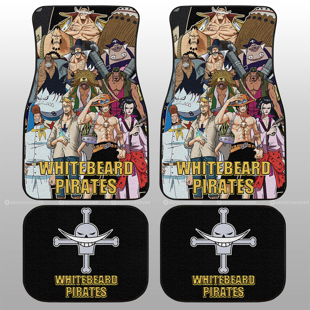 Whitebeard Pirates Car Floor Mats Custom Car Accessories - Gearcarcover - 1