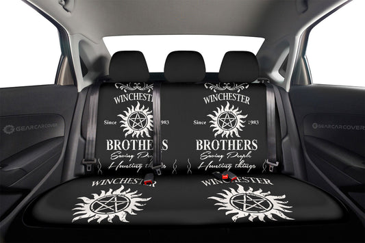 Winchester Family Car Back Seat Covers Custom Supernatural Car Accessories - Gearcarcover - 2