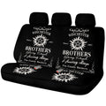 Winchester Family Car Back Seat Covers Custom Supernatural Car Accessories - Gearcarcover - 1