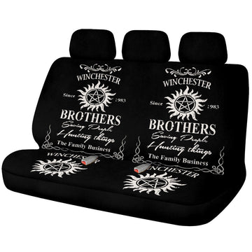 Winchester Family Car Back Seat Covers Custom Supernatural Car Accessories - Gearcarcover - 1