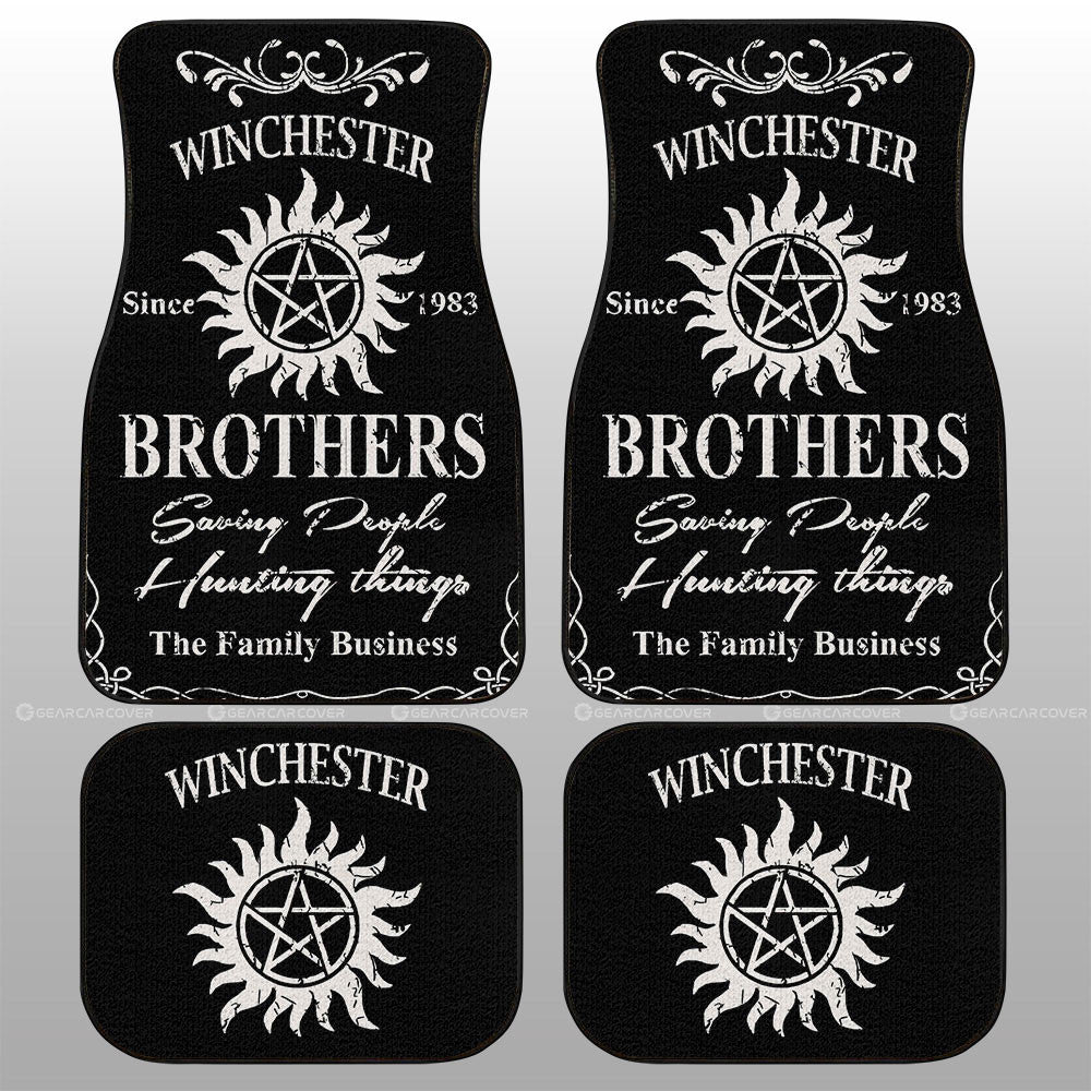 Winchester Family Car Floor Mats Custom Supernatural Car Accessories - Gearcarcover - 1