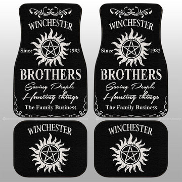 Winchester Family Car Floor Mats Custom Supernatural Car Accessories - Gearcarcover - 1