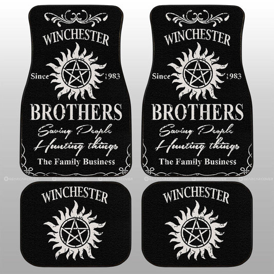 Winchester Family Car Floor Mats Custom Supernatural Car Accessories - Gearcarcover - 1