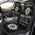 Winchester Family Car Seat Covers Custom Supernatural Car Accessories - Gearcarcover - 1