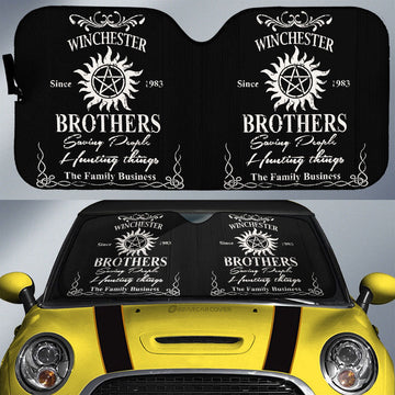 Winchester Family Car Sunshade Custom Supernatural Car Accessories - Gearcarcover - 1